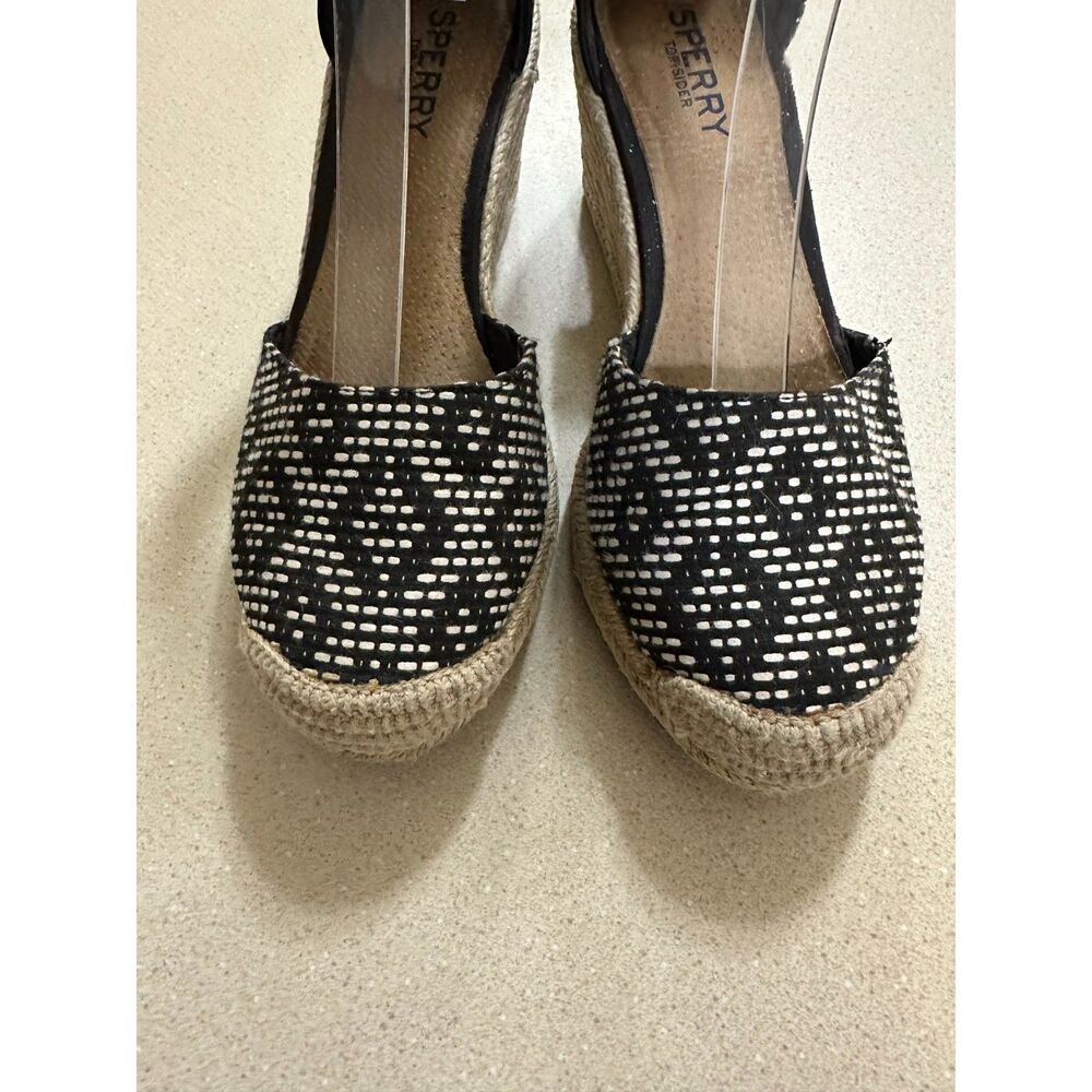 Sperry Top Sider Women's Valencia Wedge Sandal With Ankle Strap Size 6
